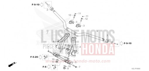 HANDLE PIPE/TOP BRIDGE ADV350AN de 2022